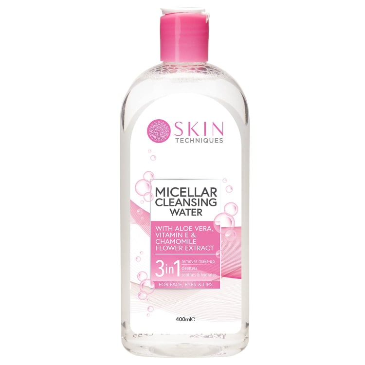 Save with the Skin Techniques cleansing micellar at B&M