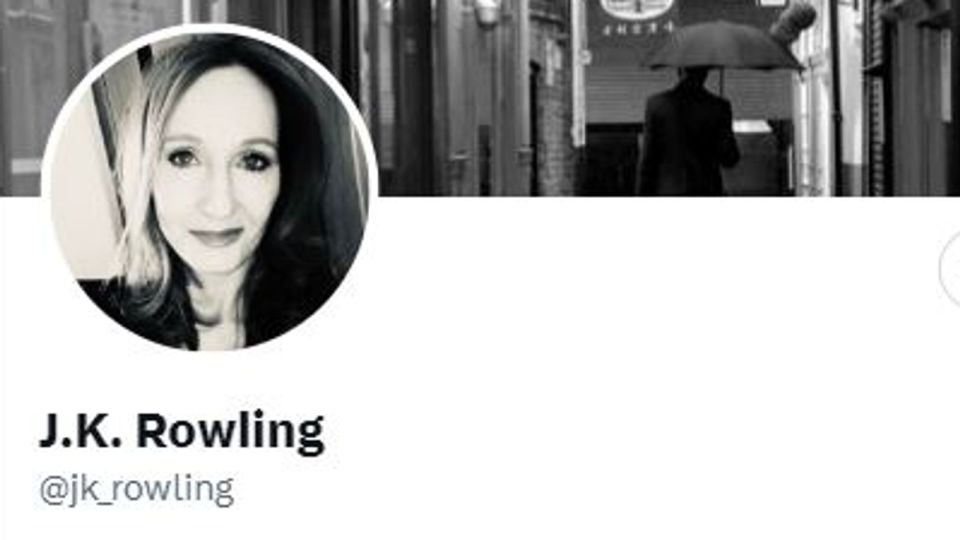 J.K.Rowling was also stripped of the privilege on the social media site