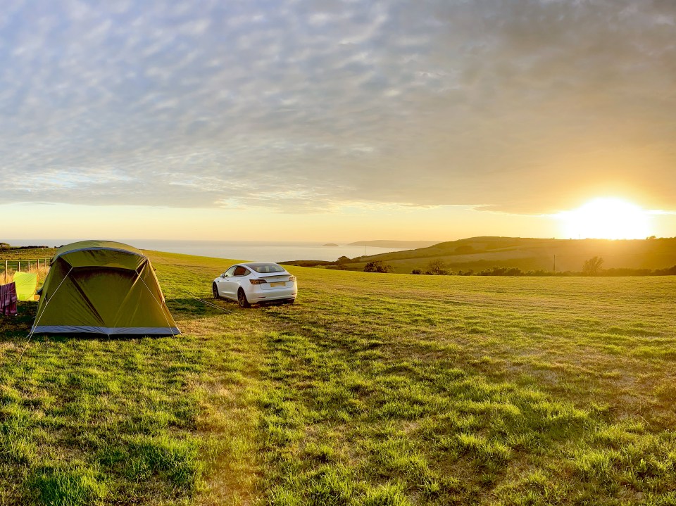 Trewall Farm in Cornwall was rated the best campsite according to Pitchup