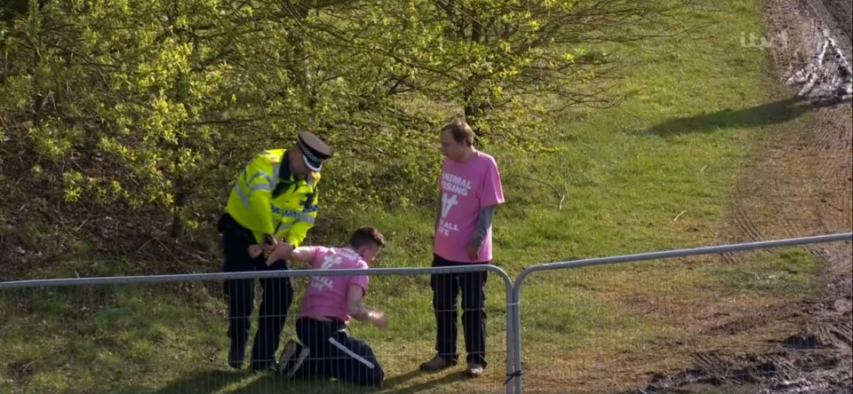 Some tried handcuffing and gluing themselves to fences