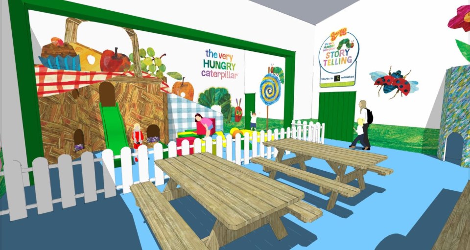 The new play patch will have a soft play area and toddler-friendly activities