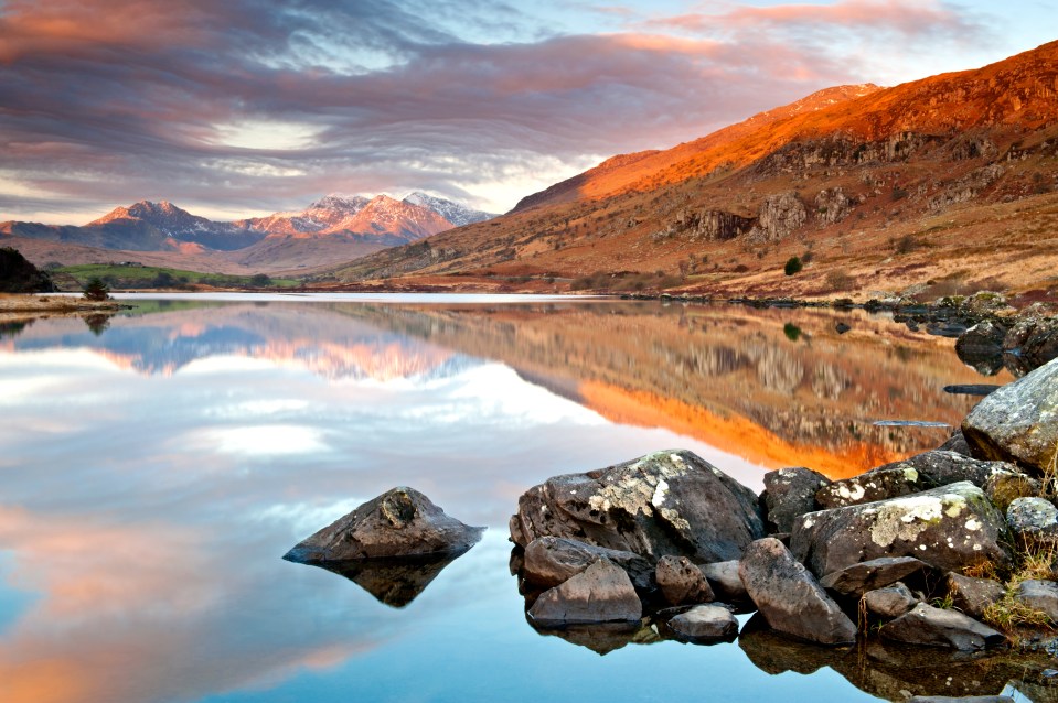 The lake views in Snowdonia (pictured) have been likened to those in Aoraki/Mount Cook National Park