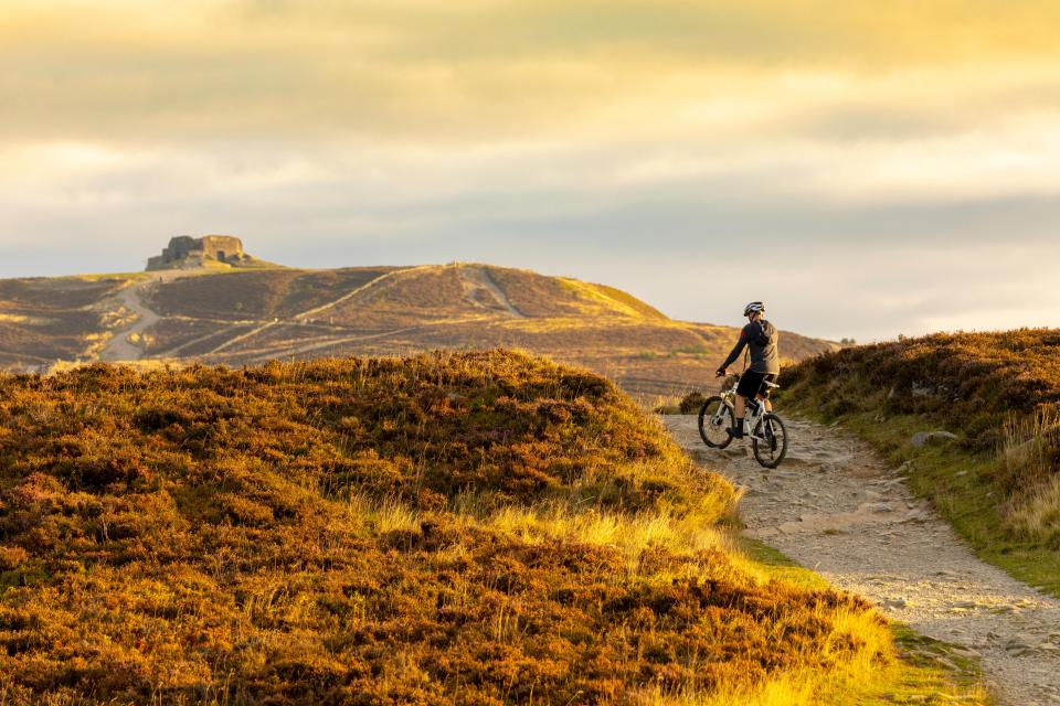 Cyclist also use the area as well as walkers and hikers