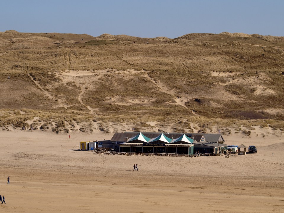 People have been left stunned by a beach bar on the beach in the UK