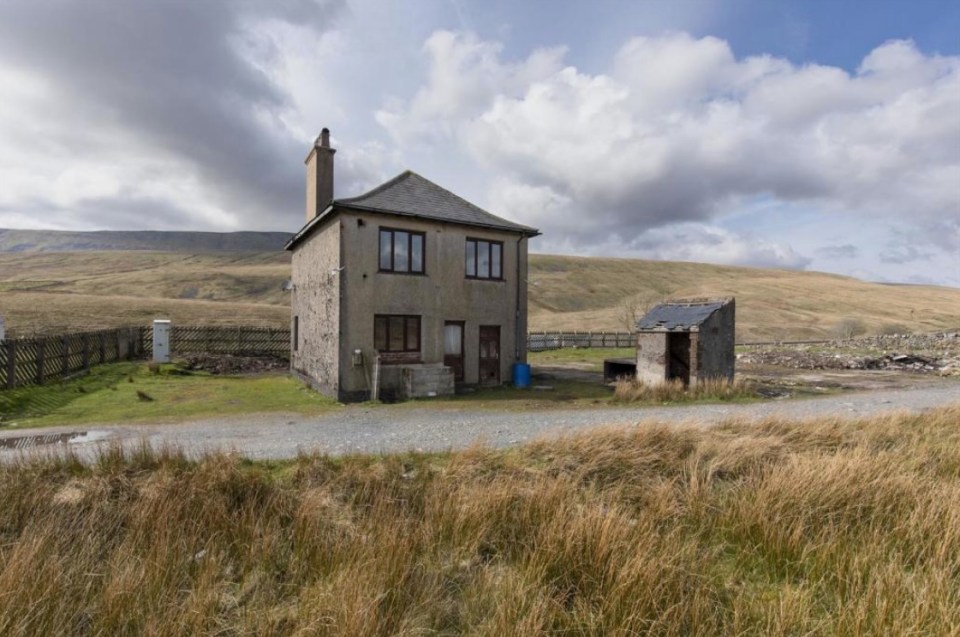 The cottage is surrounded by incredible views