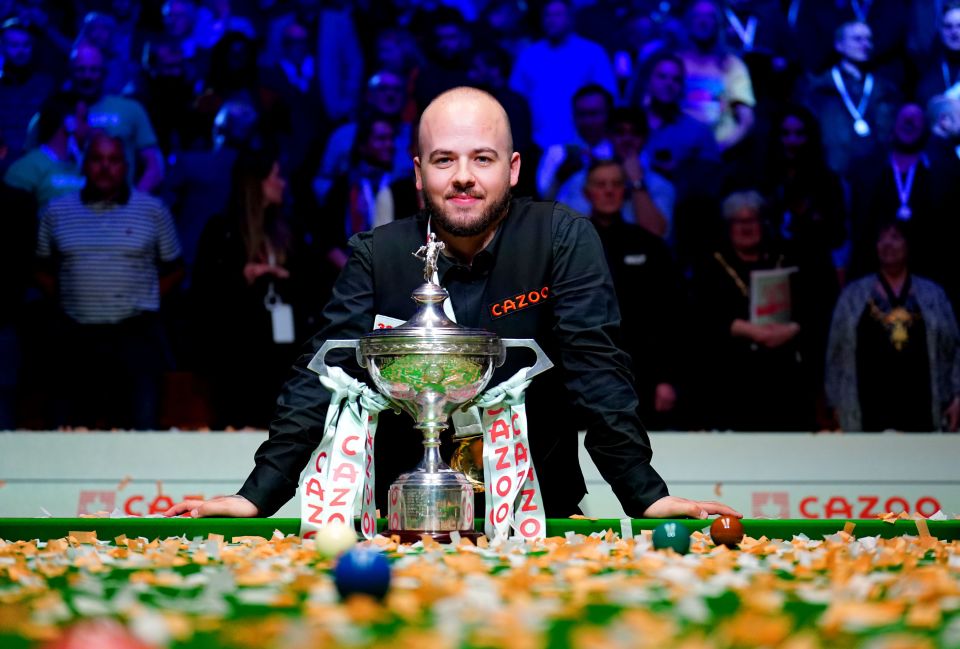 Luca Brecel has splashed out after winning the World Snooker Championship