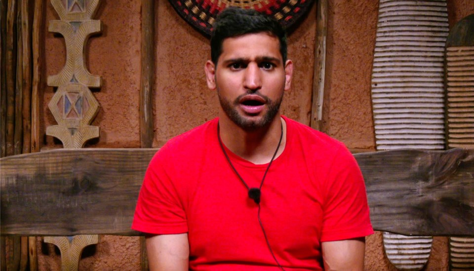 Amir Khan said he wasn't a big fan of his own wedding while on I'm A Celebrity South Africa