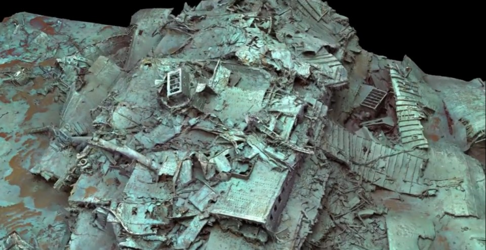 Now the shipwreck can be frozen in time through this full-scale digital scan