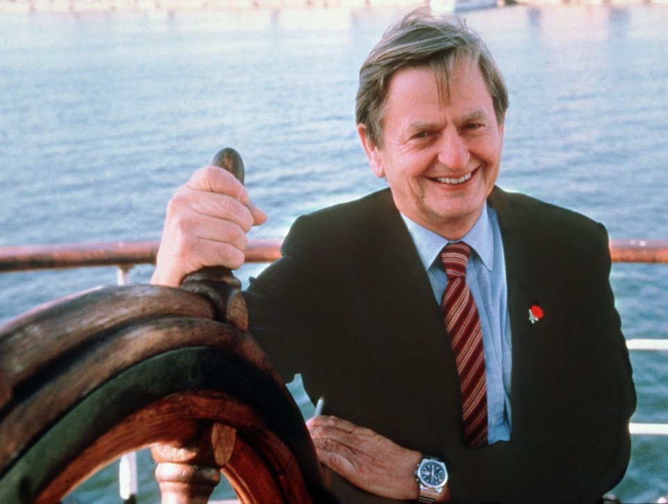 2BY50PC Olof Palme. Swedish social democratic politican and prime minister. Born october 14 1927. Murdered march 28 1985. Pictured here in on january 9 1971