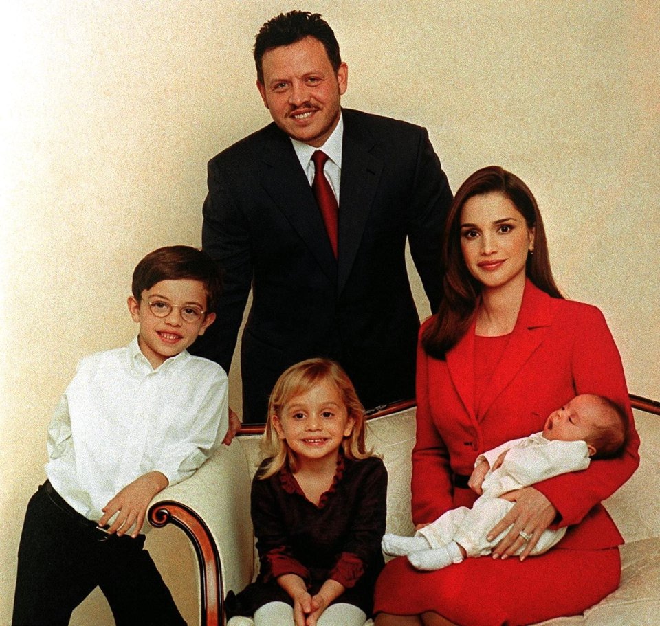 King Abdullah II and Queen Rania have two sons and two daughters