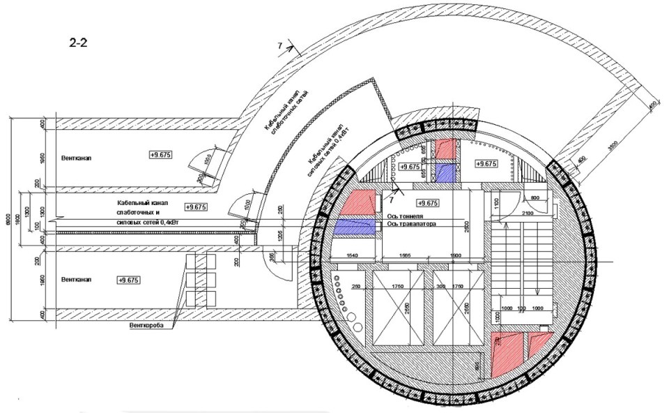 They show an elaborate network of tunnels and reinforced chambers