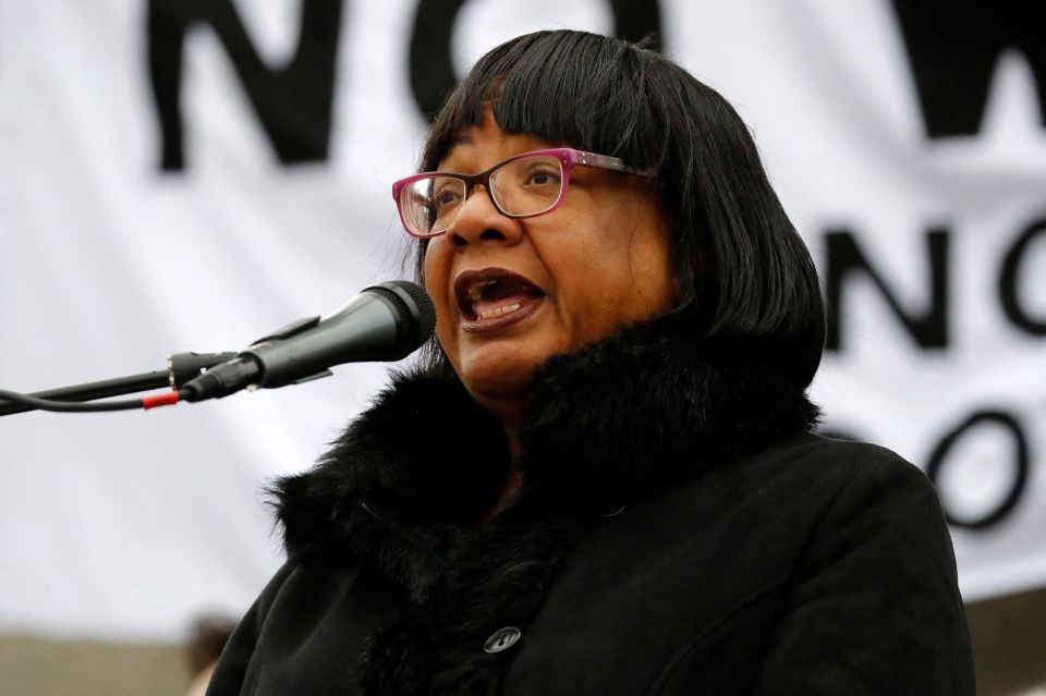 Diane Abbott defends the horrible, corrosive racial divide created by Black Lives Matter