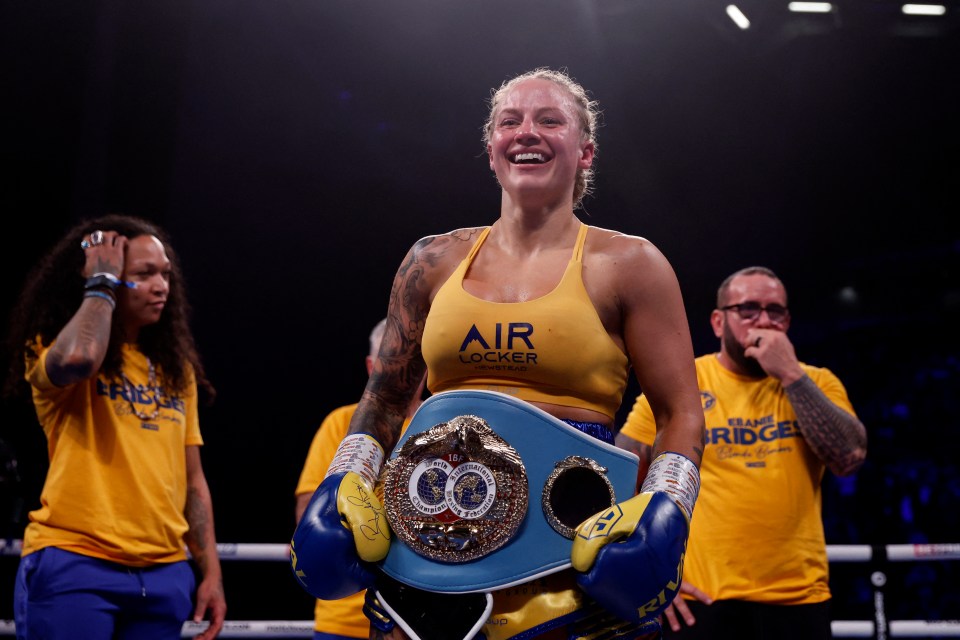 Bridges’ last fight was a defence of her IBF world title against Shannon O’Connell