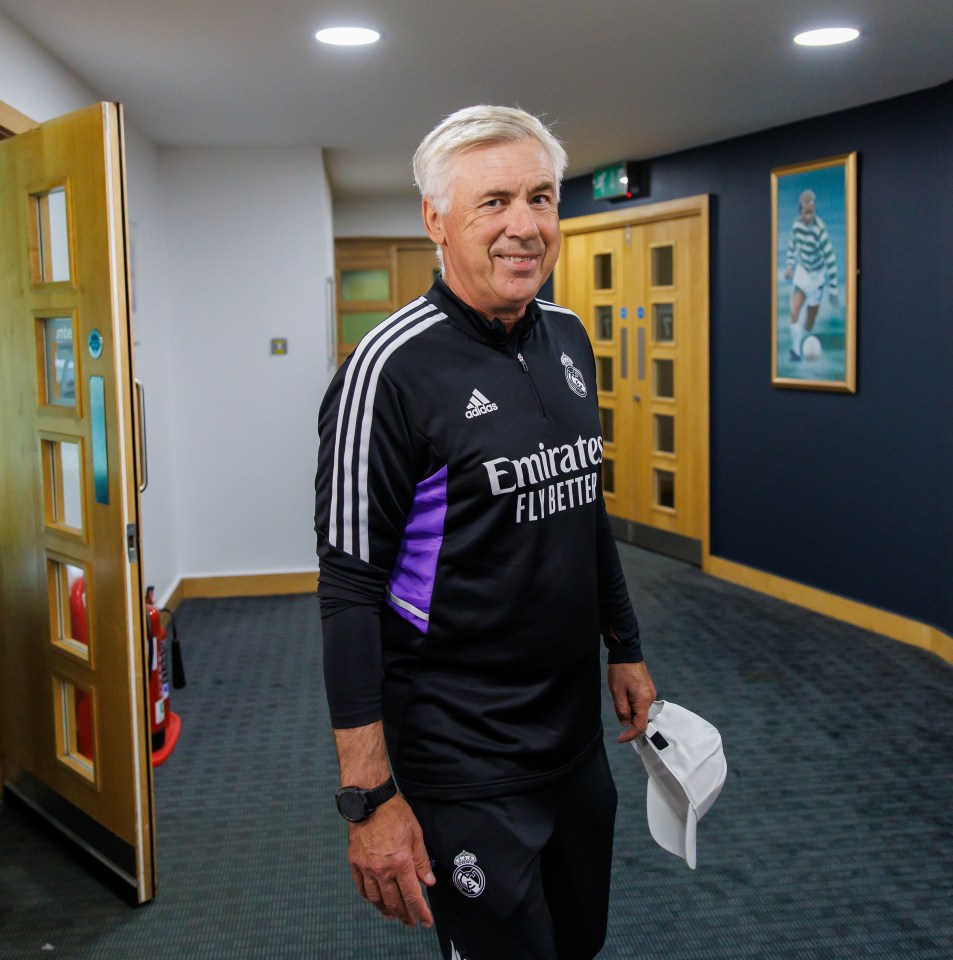 Carlo Ancelotti looks like a rich sugar daddy