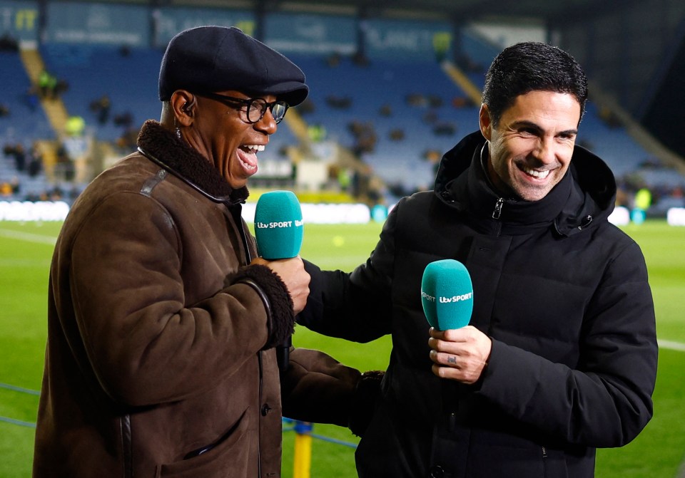 Ian Wright believes that Mikel Arteta's treatment of the defender was 'unfair'