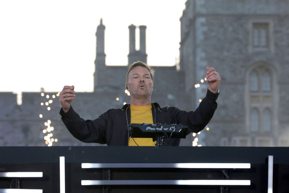 Pete Tong performs during the concert at Windsor Castle