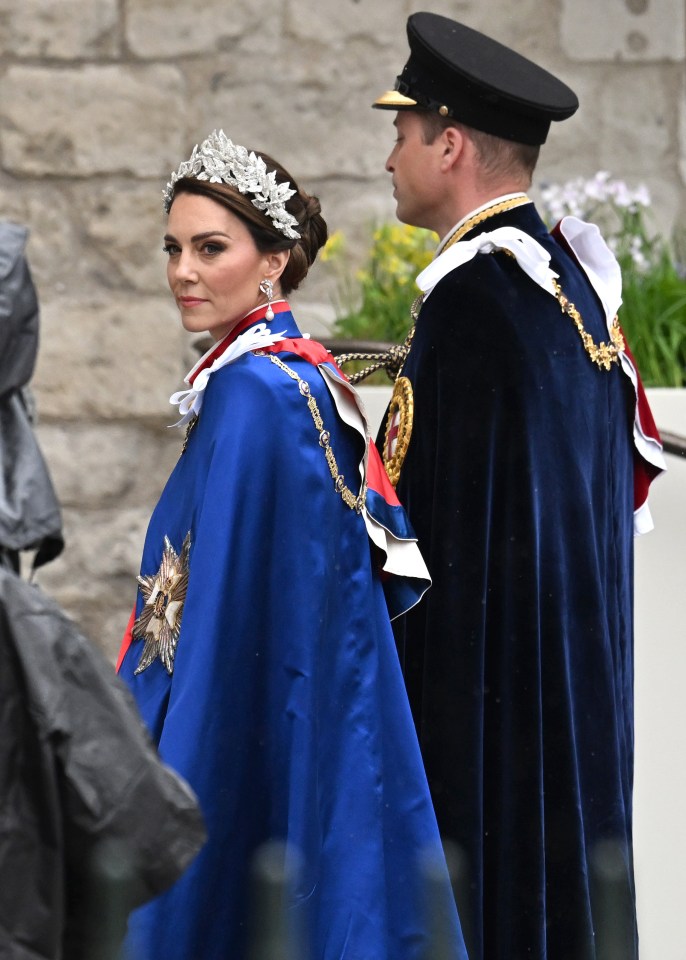 Kate Middleton stunned at the King's coronation yesterday