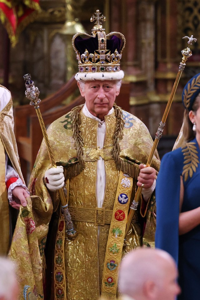 King Charles III was crowned at a Coronation ceremony on Saturday