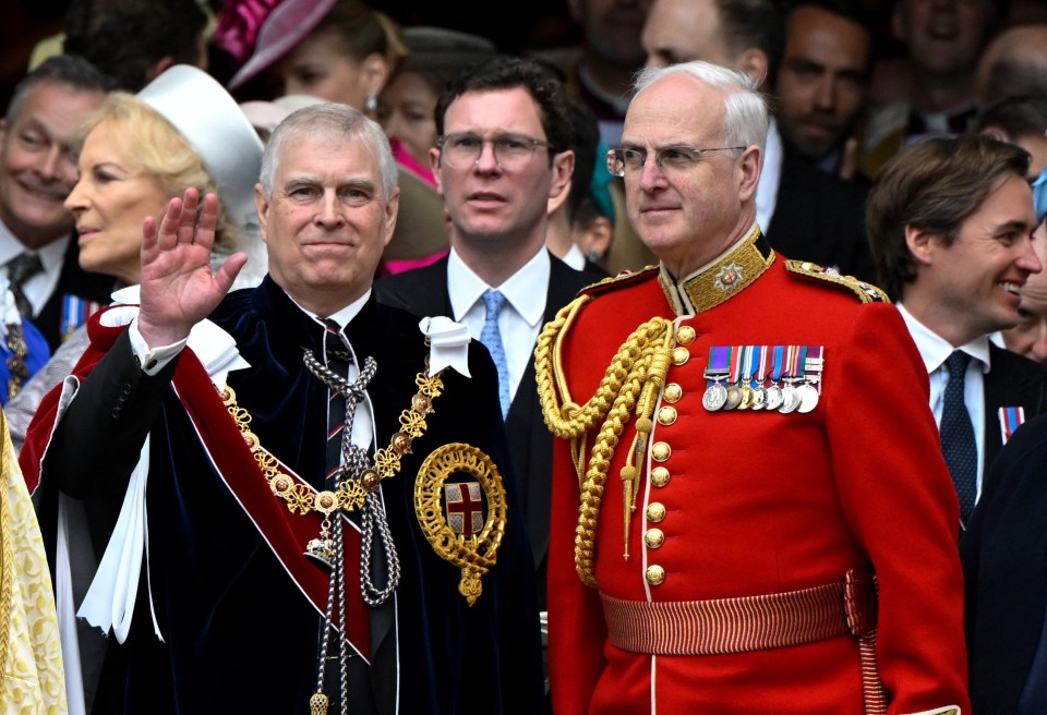 Prince Andrew reportedly posed for official Coronation photographs