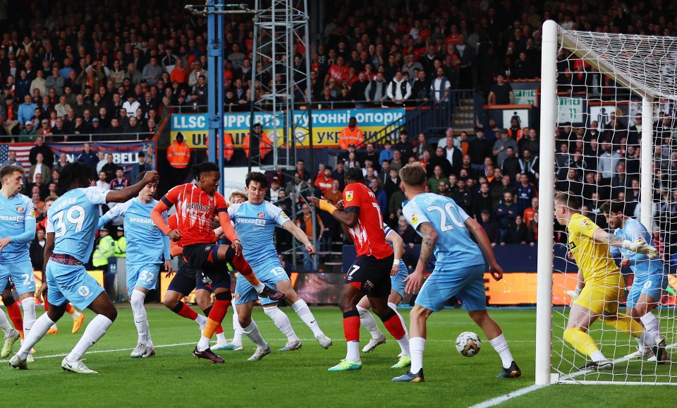 Gabriel Osho opening the scoring