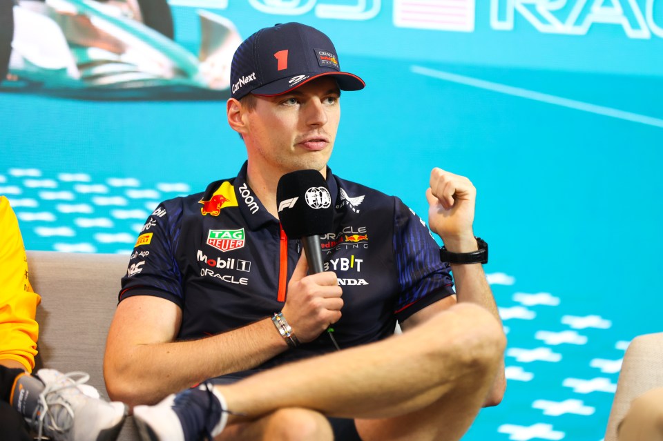 Live TV cameras caught Verstappen criticising Russell after the sprint