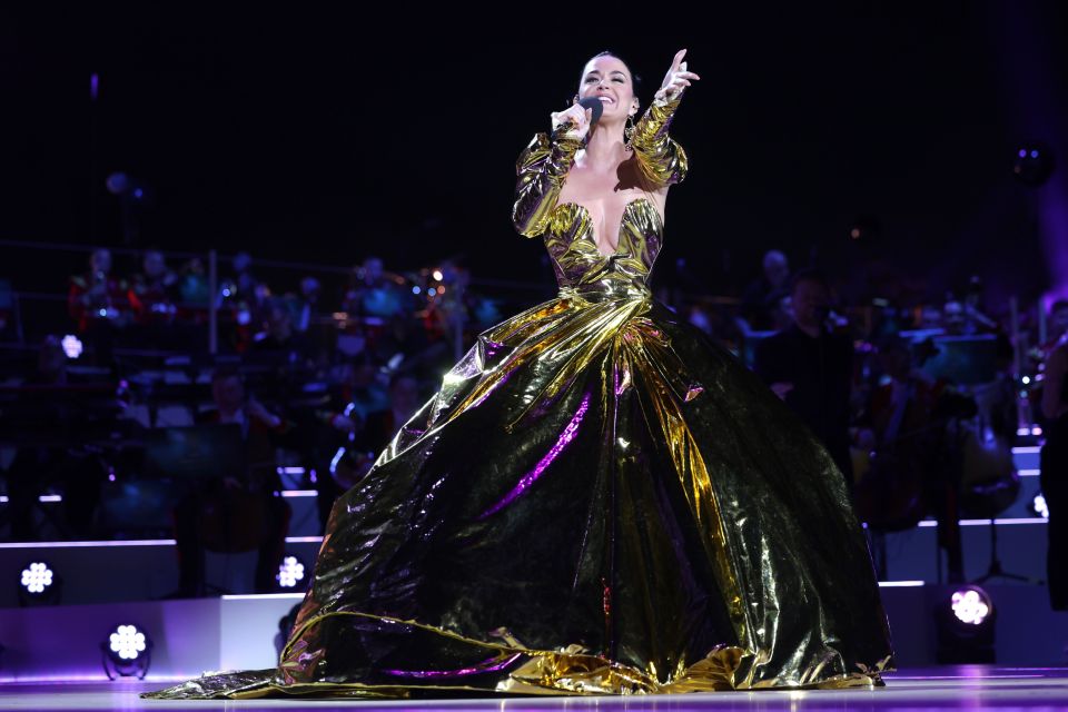 Katy wowed audiences at the Coronation Concert