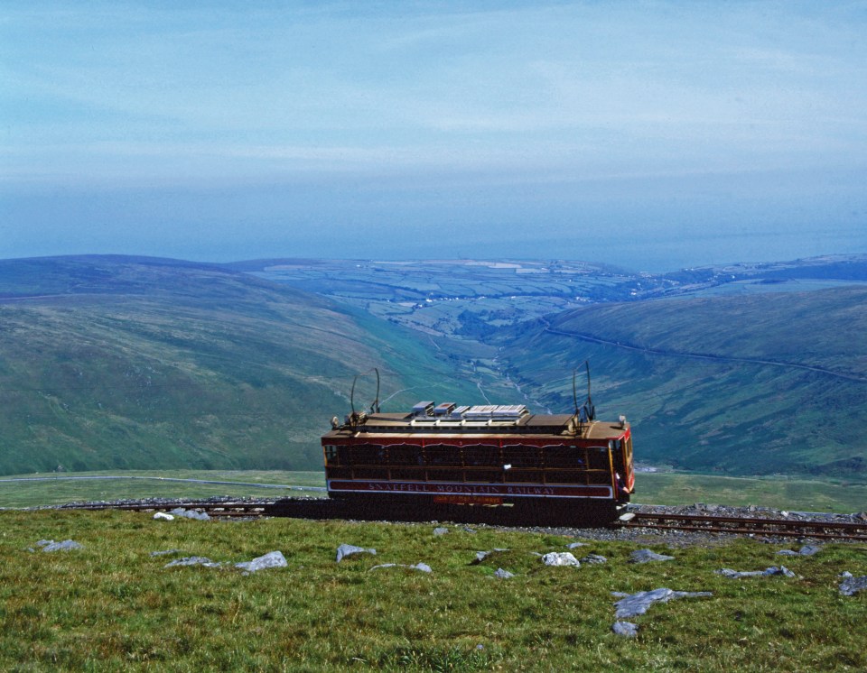 The island has amazing sea views from all around, including from its trams