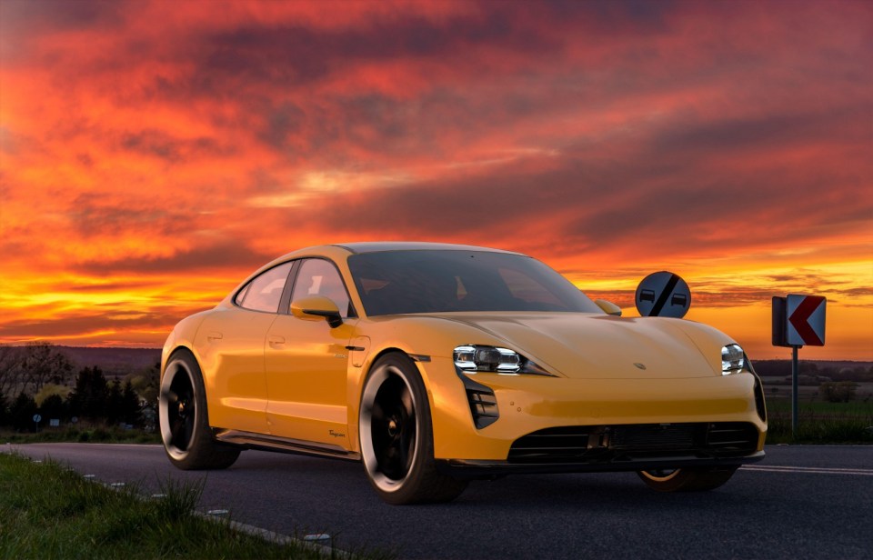 This high-performance electric sports car manages 0-60 mph in 2.4 seconds