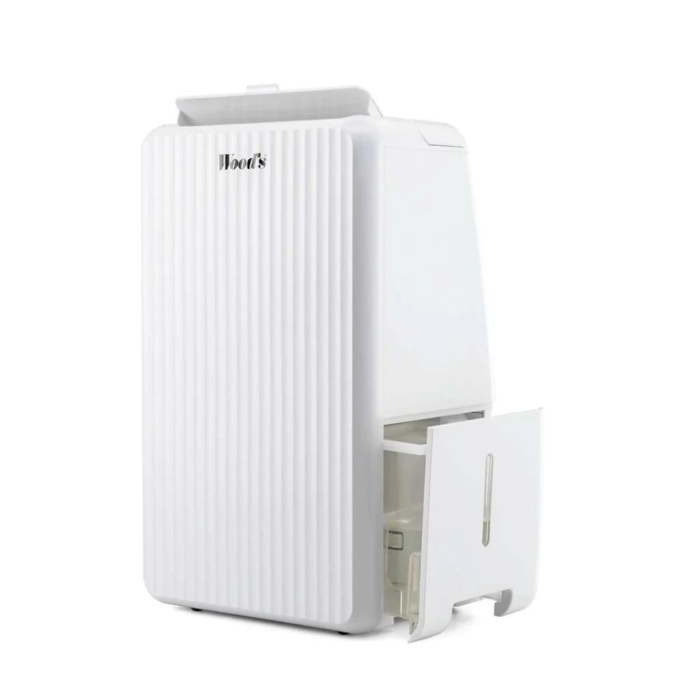 The dehumidifier is 60% off