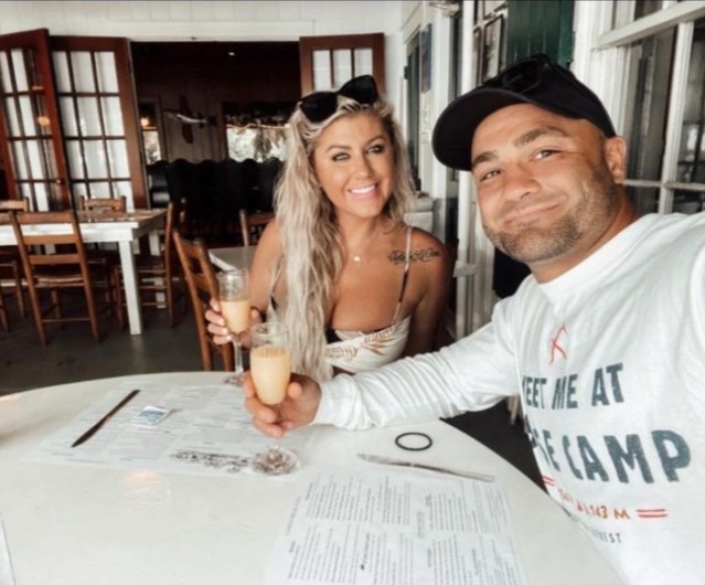 Eddie Alvarez with his wife Jamie