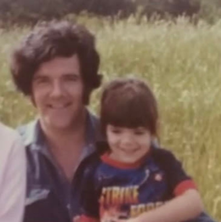 Clare, pictured with Mick in the '80s, says 'dad’s diagnosis brought me to my knees'