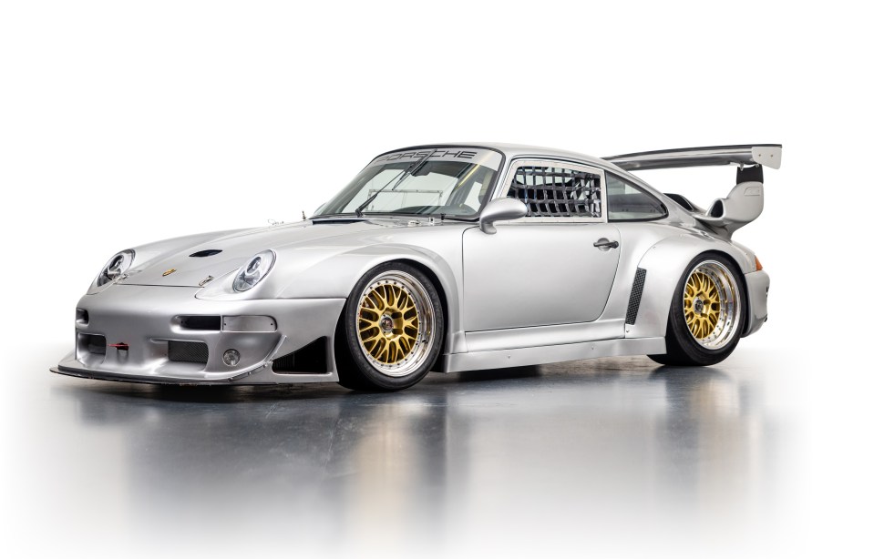 A more modern 1995 Porsche 911 GT2 Evolution racer - also guided to go for £450,000