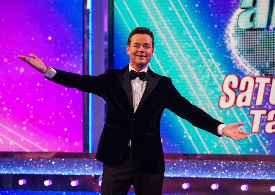 Editorial use only Mandatory Credit: Photo by Kieron McCarron/ITV/Shutterstock (13845375aa) Stephen Mulhern ‘Ant & Dec’s Saturday Night Takeaway’ TV Show, Series 19, Episode 5, London, UK – 25 Mar 2023