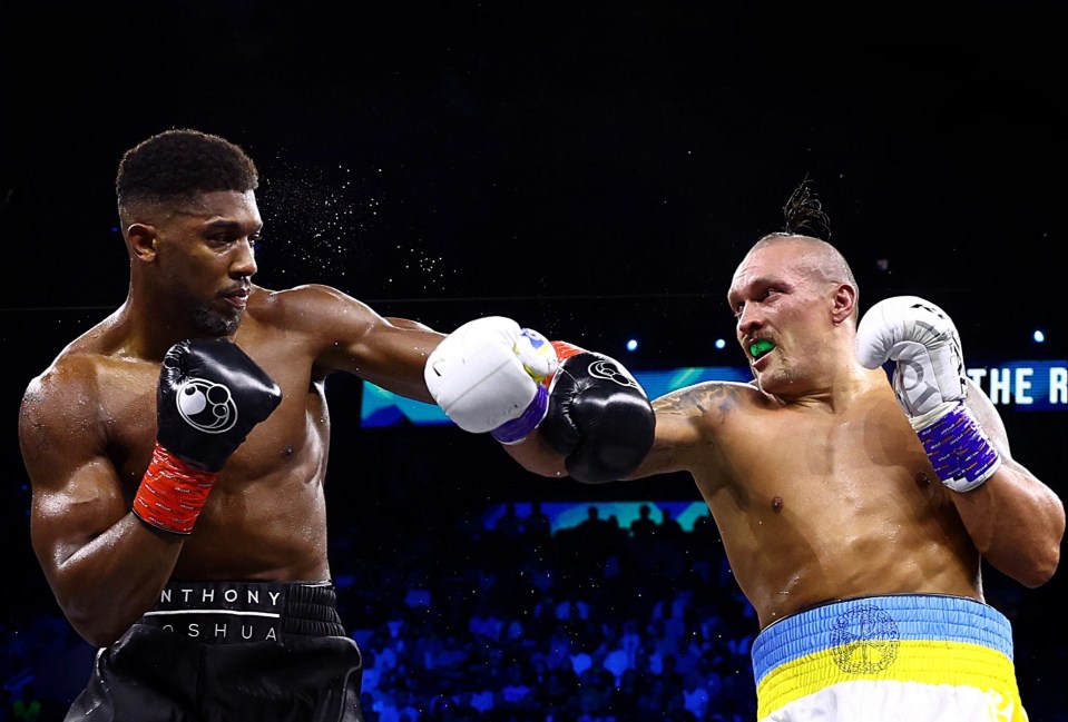 Anthony Joshua fought Oleksandr Usyk in Saudi Arabia