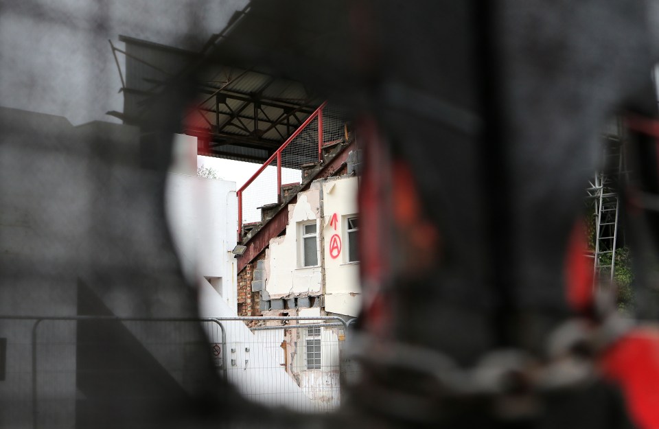 Griffin Park in its abandoned state.