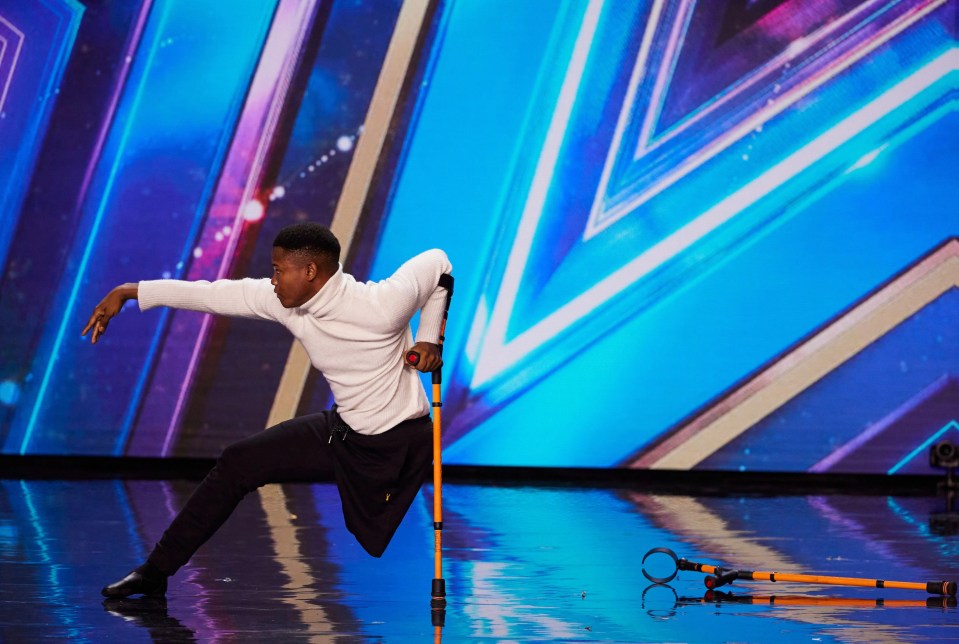 His incredible storytelling through dance moved the judges and studio audience to near tears