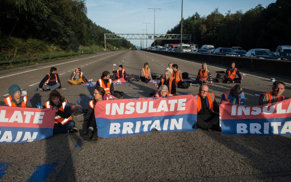 From tomorrow eco-yobs who block motorways and inflict misery on the public face a year locked up