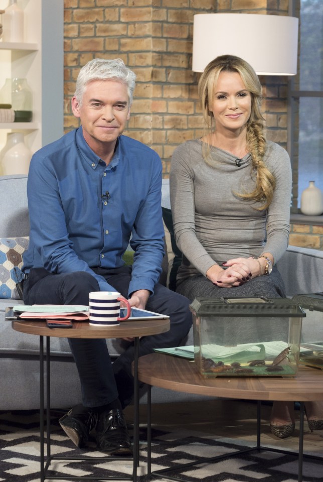 Amanda Holden appears to have taken a catty swipe at Phillip Schofield after his This Morning exit