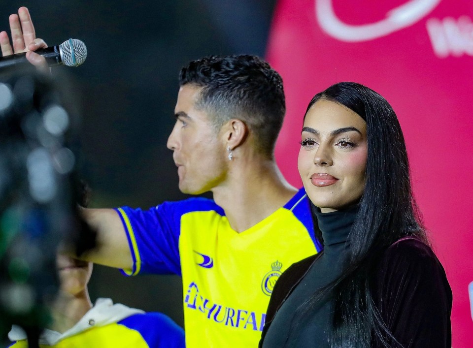 Georgina joined partner Cristiano Ronaldo in Saudi Arabia earlier this year