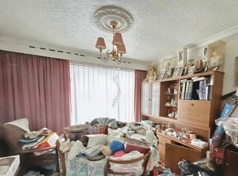 The estate agents said the house was 'perfect for anyone looking for a project'