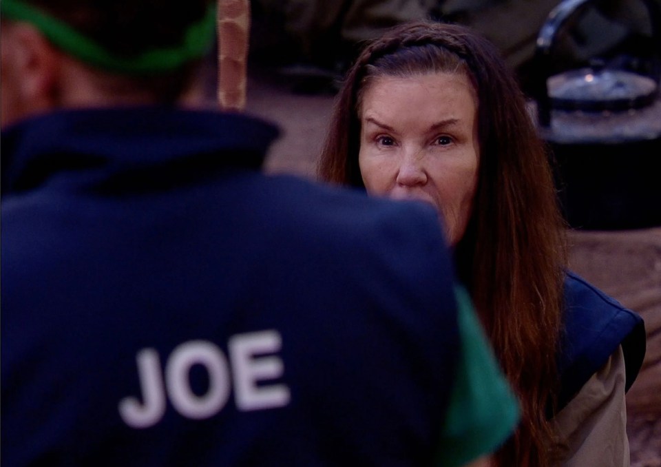 Joe and Janice argued in camp the night before she left