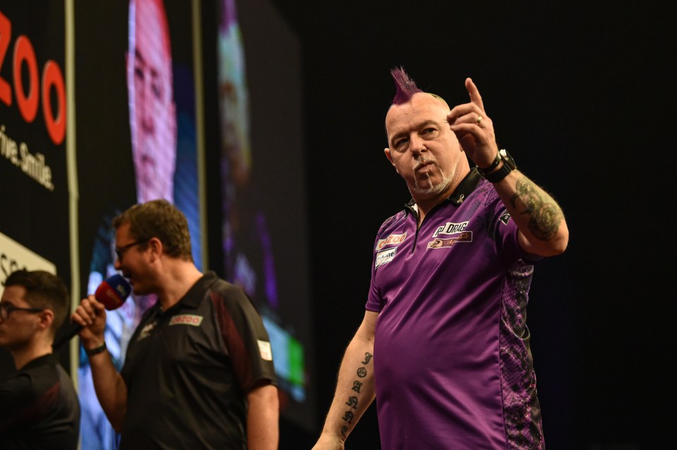 Two-time PDC World Darts Championship Peter Wright