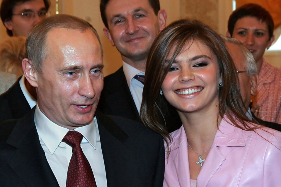 Vladimir Putin and his rumoured lover, Alina Kabaeva