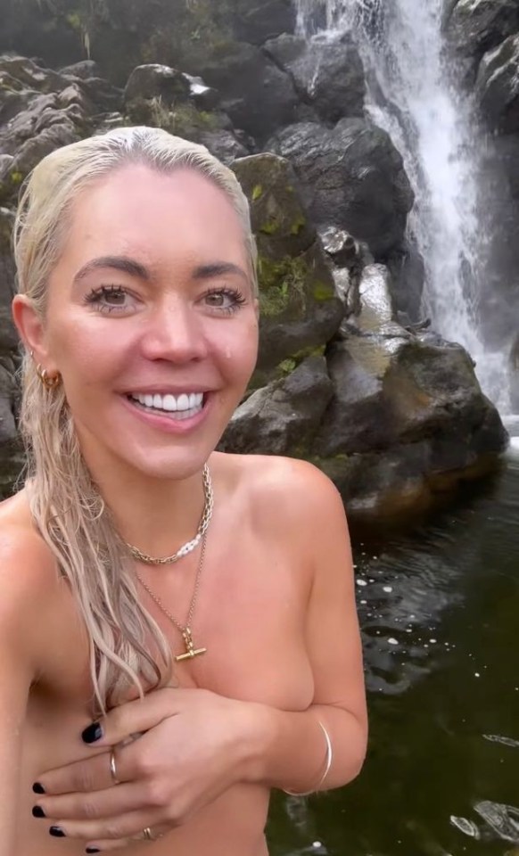 A Place in the Sun's Danni Menzies goes totally topless for steamy waterfall dip, Former A Place in the Sun star Danni Menzies was feeling very brave indeed when she ditched her clothes and jumped into the water for a swim by a waterfall in Scotland, , //www.dailystar.co.uk/showbiz/place-suns-danni-menzies-goes-29979585,