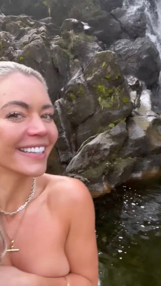 A Place in the Sun's Danni Menzies goes totally topless for steamy waterfall dip, Former A Place in the Sun star Danni Menzies was feeling very brave indeed when she ditched her clothes and jumped into the water for a swim by a waterfall in Scotland, , //www.dailystar.co.uk/showbiz/place-suns-danni-menzies-goes-29979585,