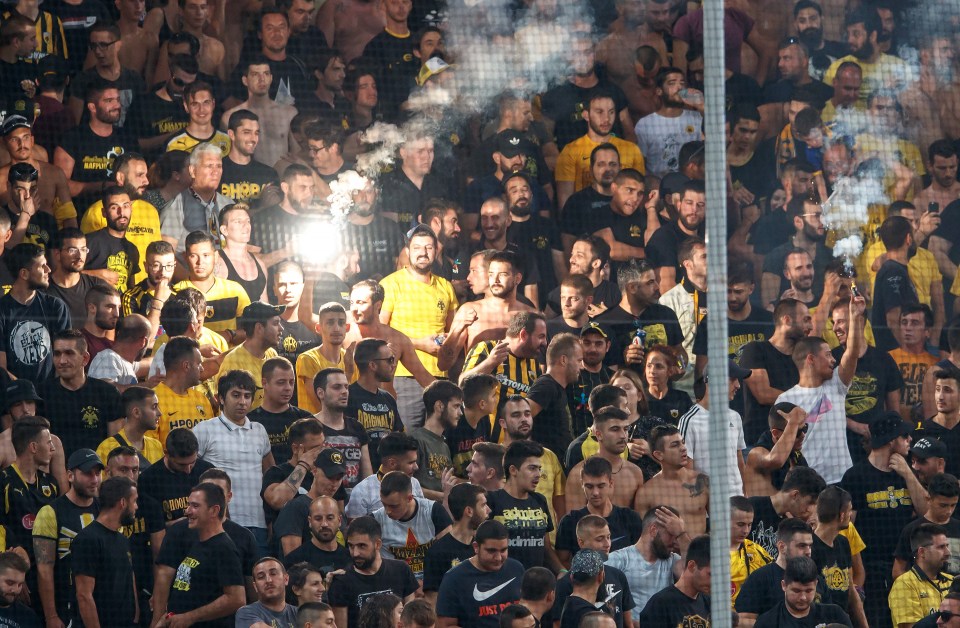 The AEK Athens fans were unforgiving towards Lescott following a derby defeat