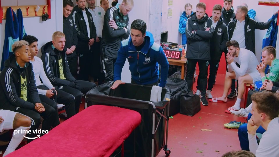 Arteta replayed his fiery team talk after Arsenal lost to Toon last season