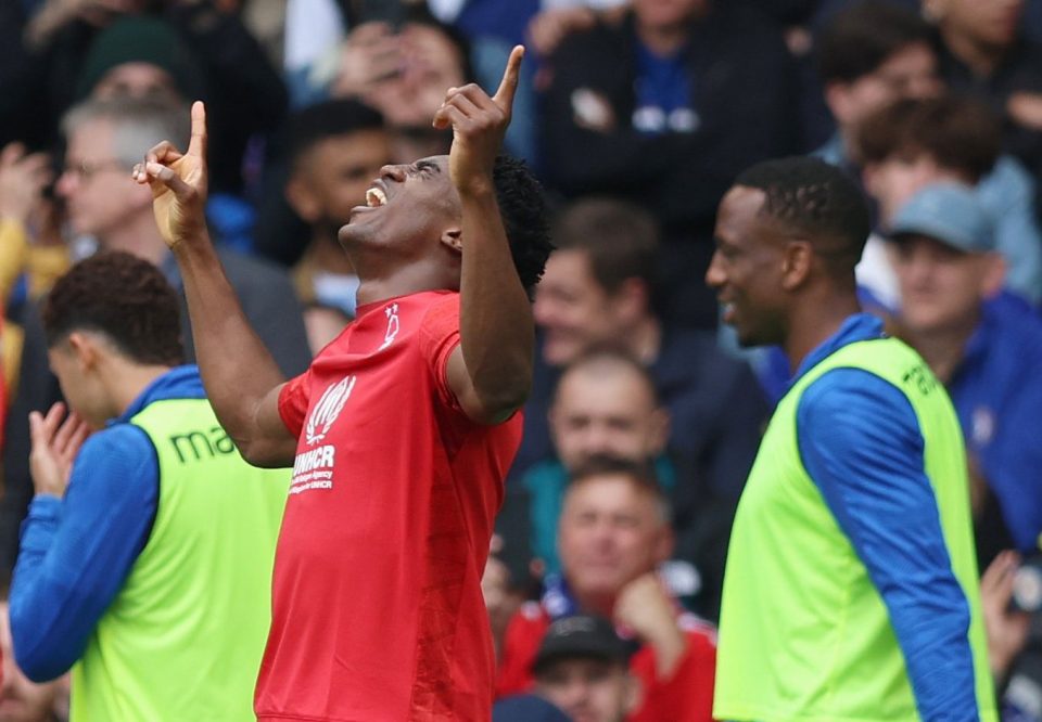 Awoniyi's has back-to-back braces after also scoring twice against Southampton on Monday