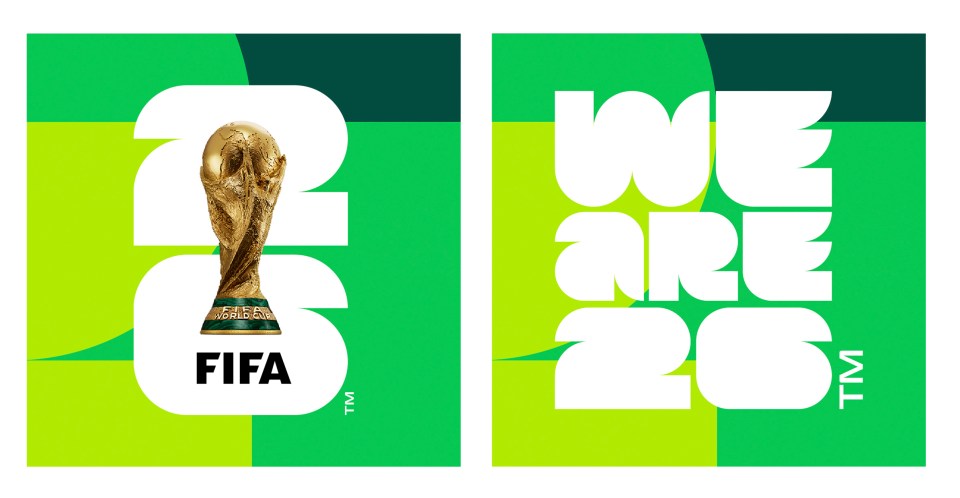 This marks the first time the World Cup trophy has been used in the official logo