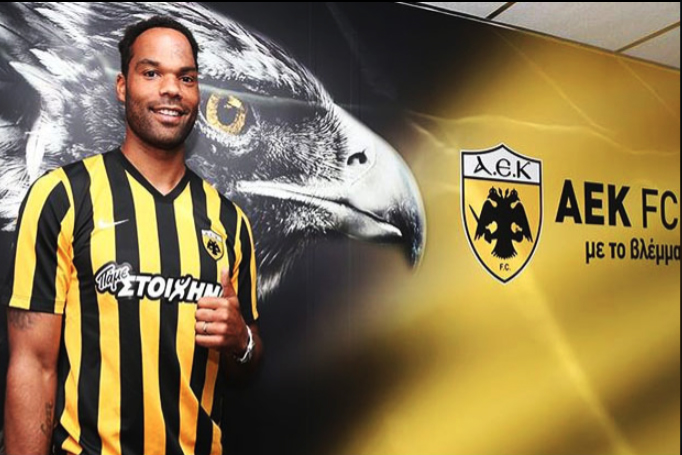 Lescott played just four times for AEK Athens